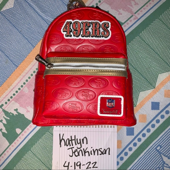 SF 49ers Loungefly Mini Backpack - Picture 2 of 3